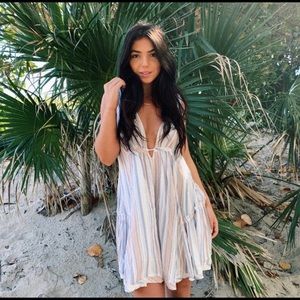 Grey Bandit On The Dock Dress Multicolor